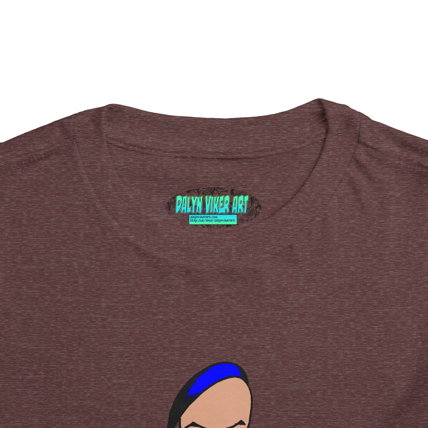Smug Grumpy Kid Cartoon Toddler Tee