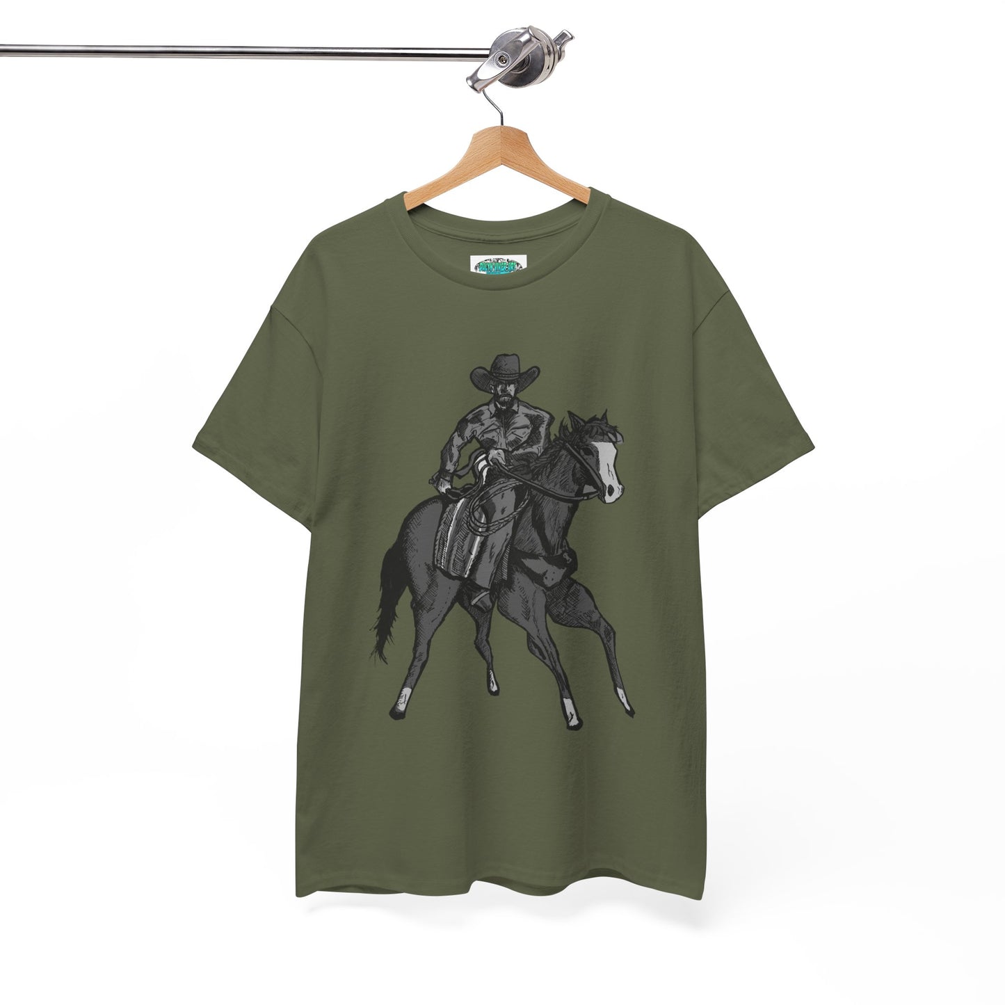 Cowboy on Horseback T‑Shirt — Vintage Western Rodeo Tee