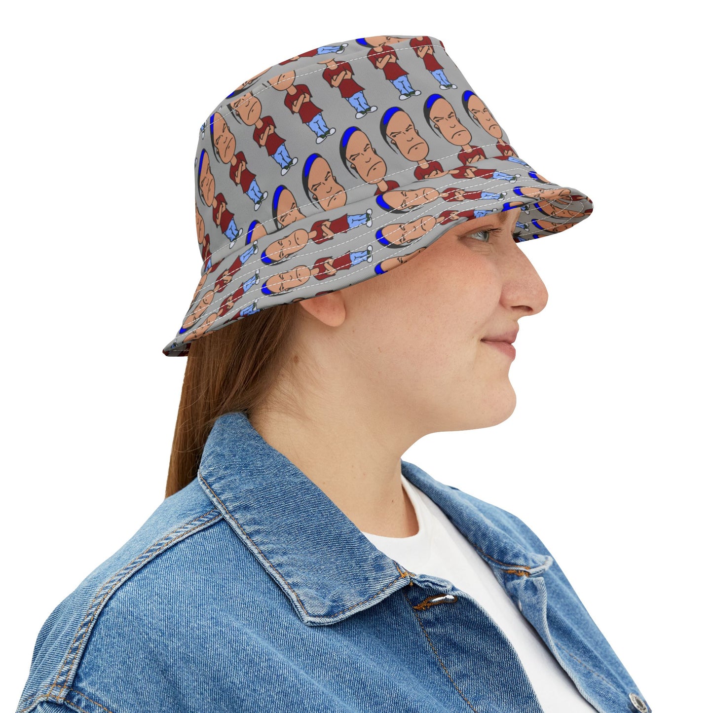 Playful Bucket Hat for Fun-Loving Individuals, Summer Accessory, Unique Gift, Festival Wear, Casual Style, Streetwear Statement