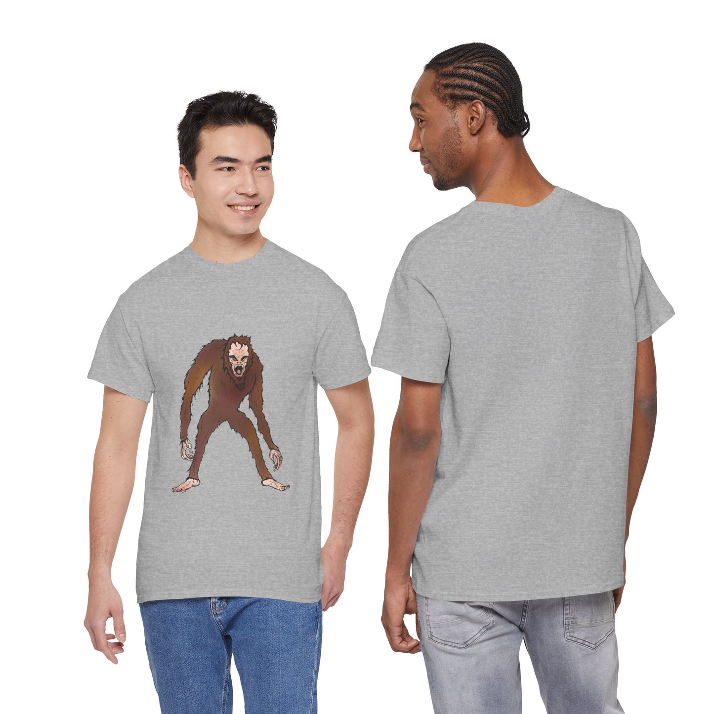 Bigfoot Sketch T‑Shirt — Retro Sasquatch Graphic Tee