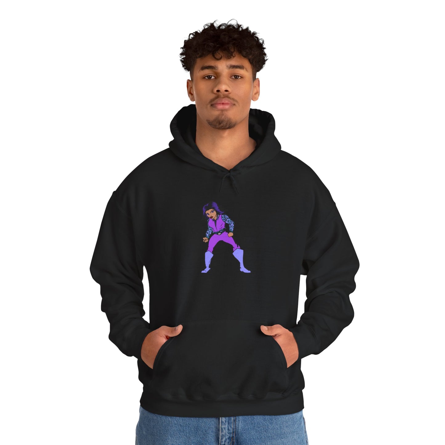 Funky Superhero Hoodie: Unisex Sweatshirt, Cozy Gift for Cartoon Lovers, Perfect for Comfy Days, Great for Halloween
