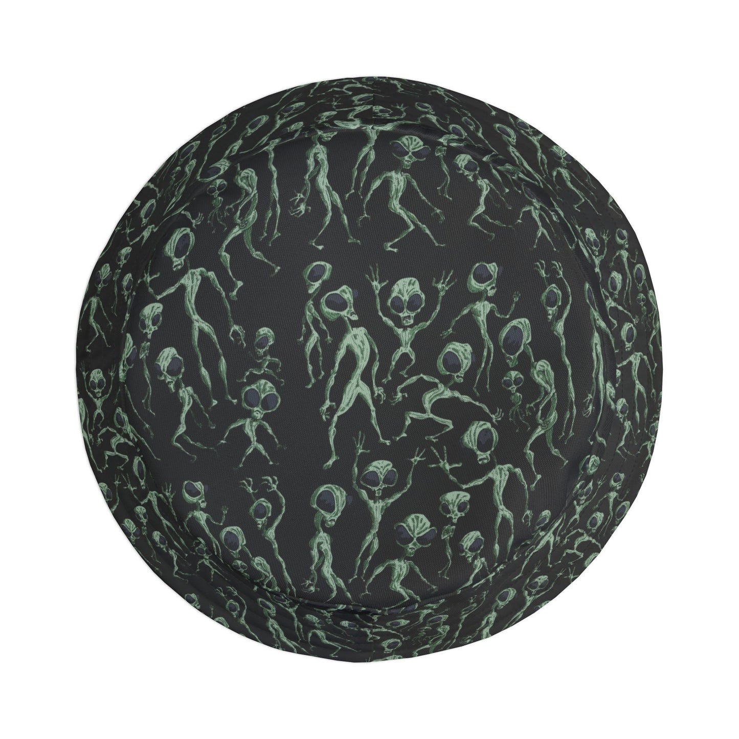 Alien Dance Party Bucket Hat - Trendy Sun Protection, Unique Gift, Festival Fashion, Summer Accessory, Beach Wear