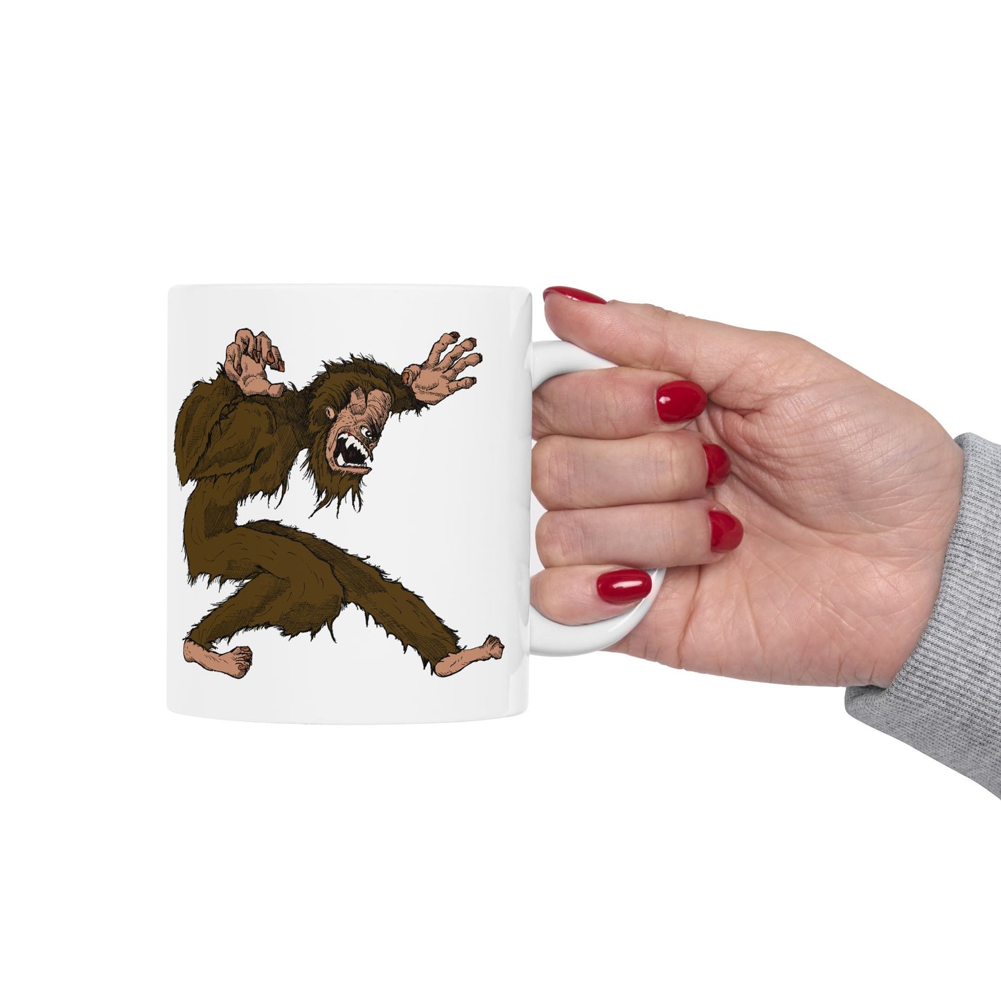 Berserker Bigfoot Ceramic Mug, (11oz)