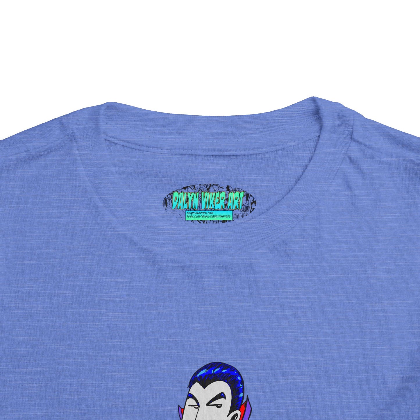Toddler Tee — Cute Cartoon Vampire Graphic Shirt for Kids
