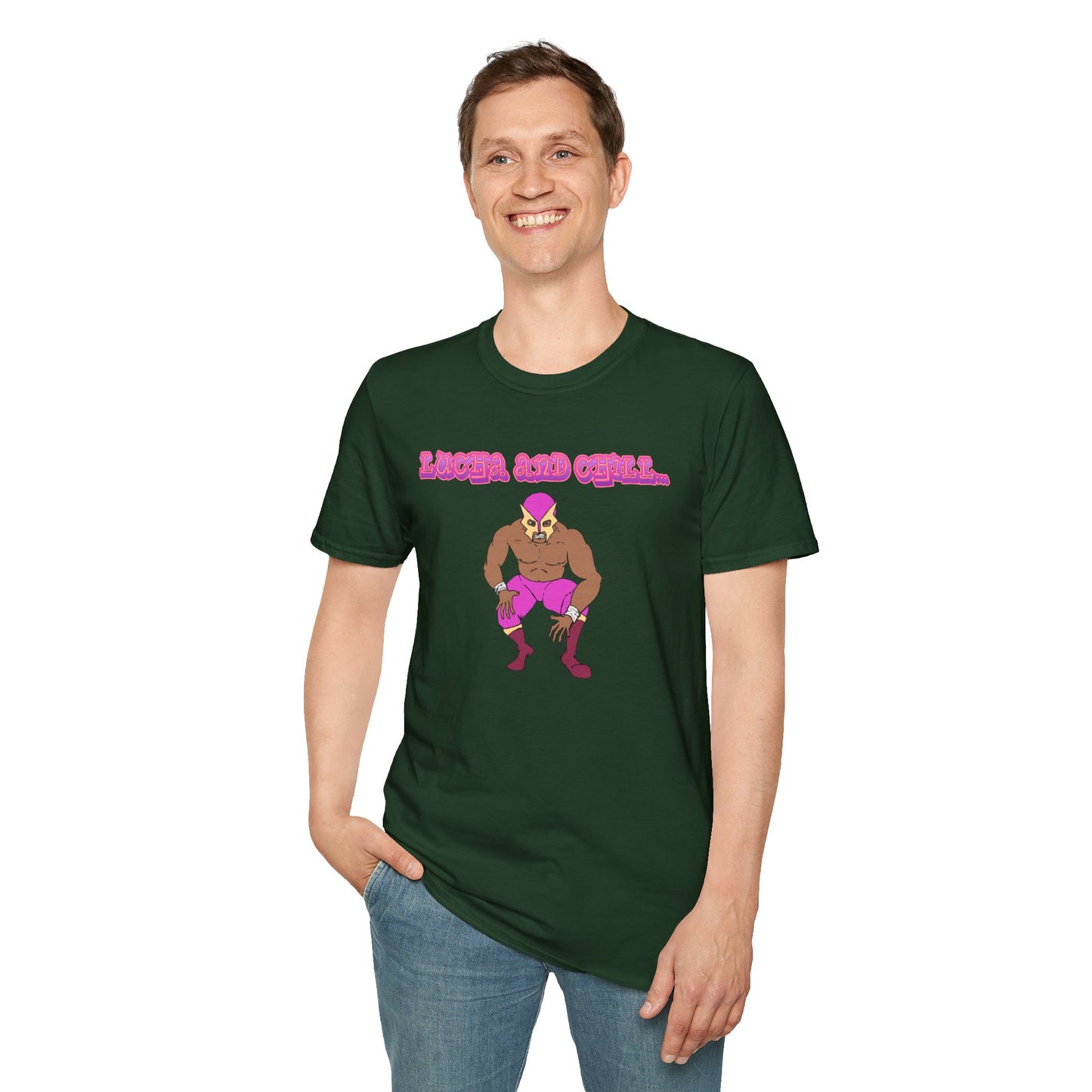 Lucha & Chill Unisex Softstyle T-Shirt