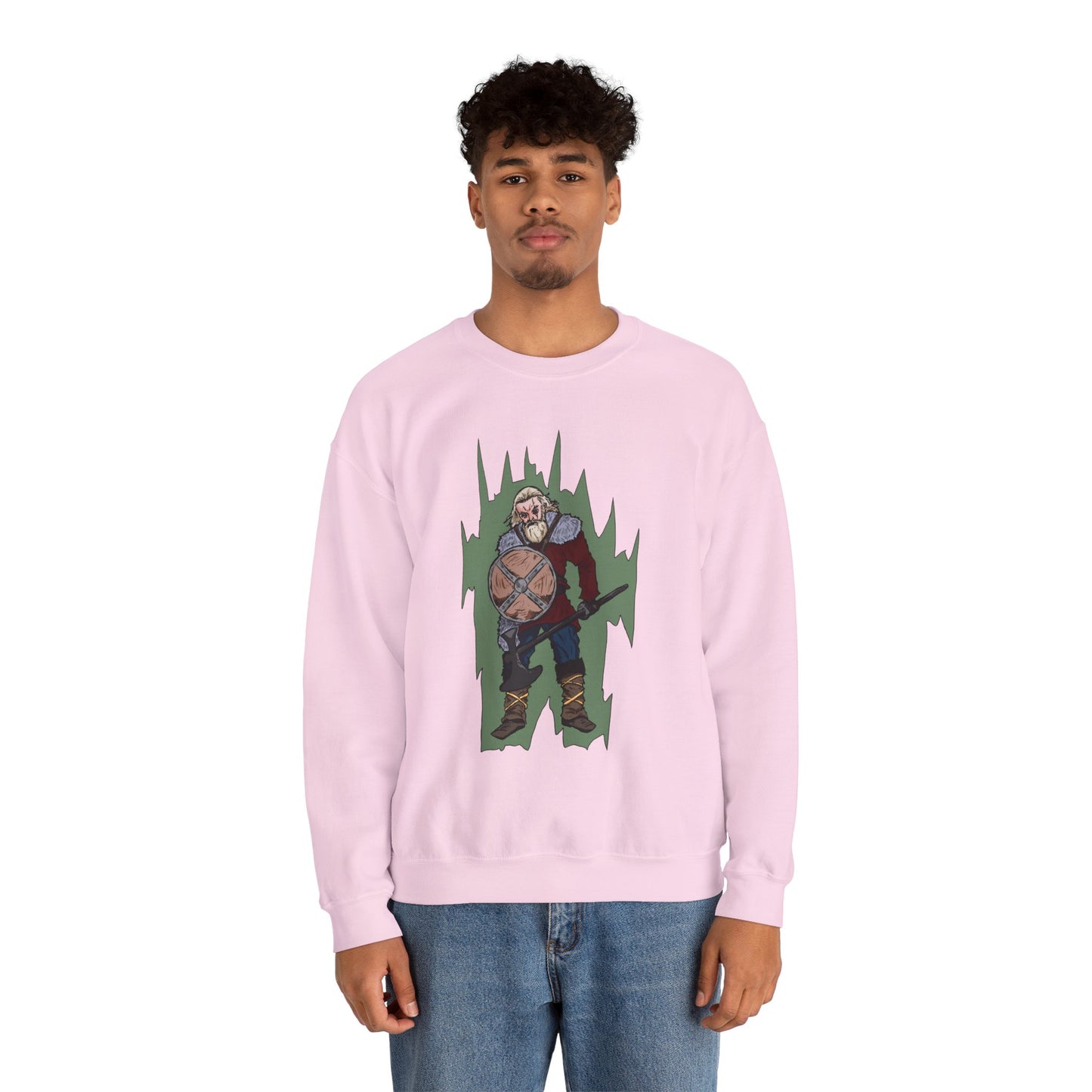 Viking Warrior Sweatshirt - Unisex Heavy Blend Crewneck