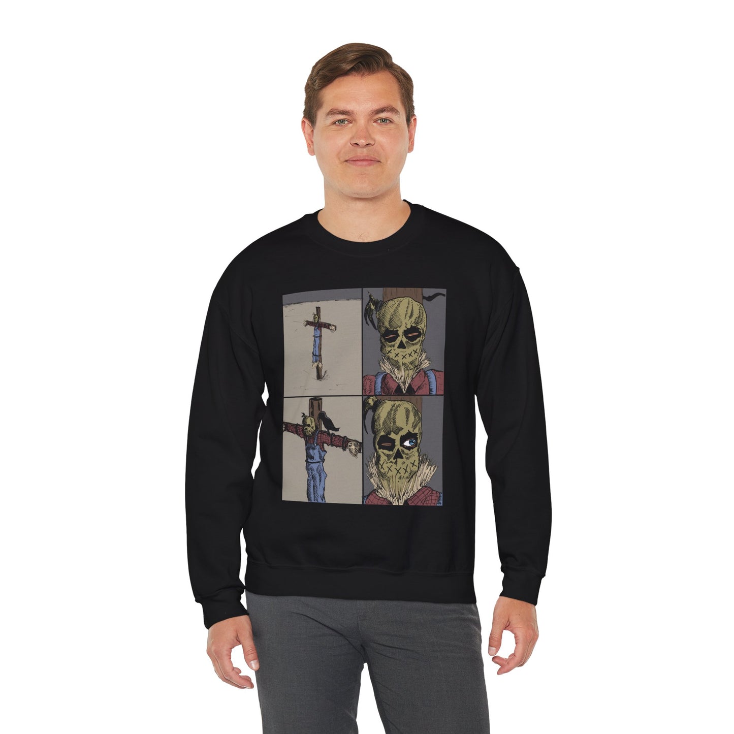 Scarecrow Graphic Crewneck Sweatshirt