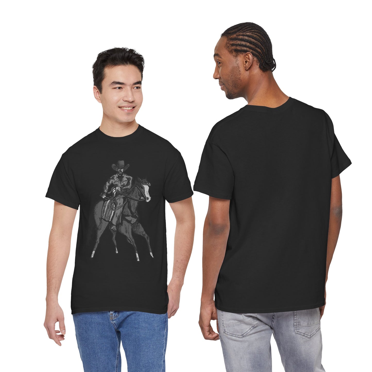 Cowboy on Horseback T‑Shirt — Vintage Western Rodeo Tee