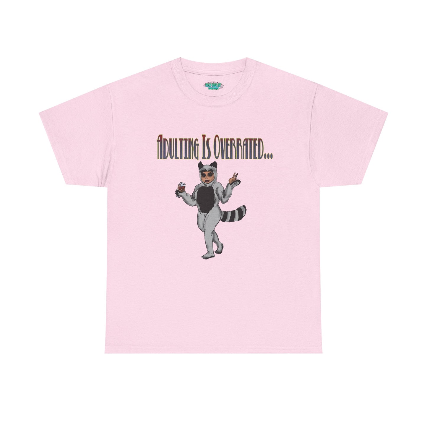 Adulting Is Overrated Unisex Heavy Cotton Tee - Fun Graphic T-Shirt for Relaxed Vibes