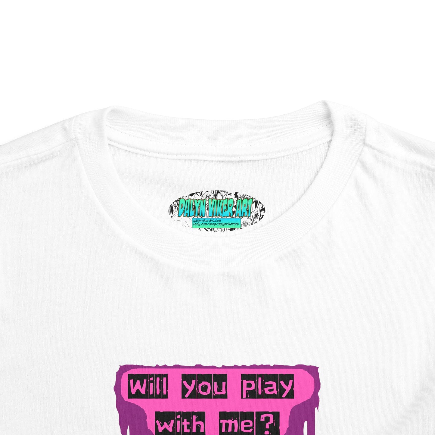 Toddler Tee - Evil Doll - Will You Play With Me