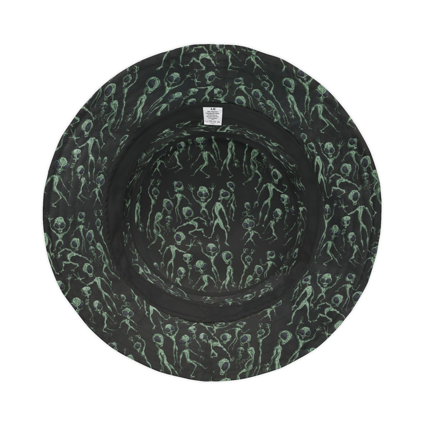 Alien Dance Party Bucket Hat - Trendy Sun Protection, Unique Gift, Festival Fashion, Summer Accessory, Beach Wear