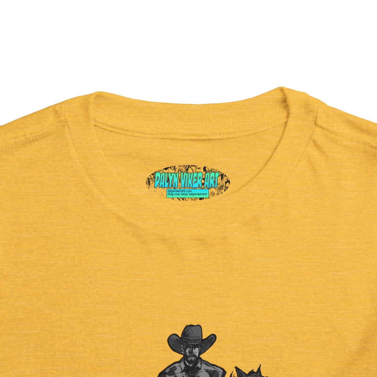 Toddler Western Cowboy Tee — Horseback Rider Graphic Shirt