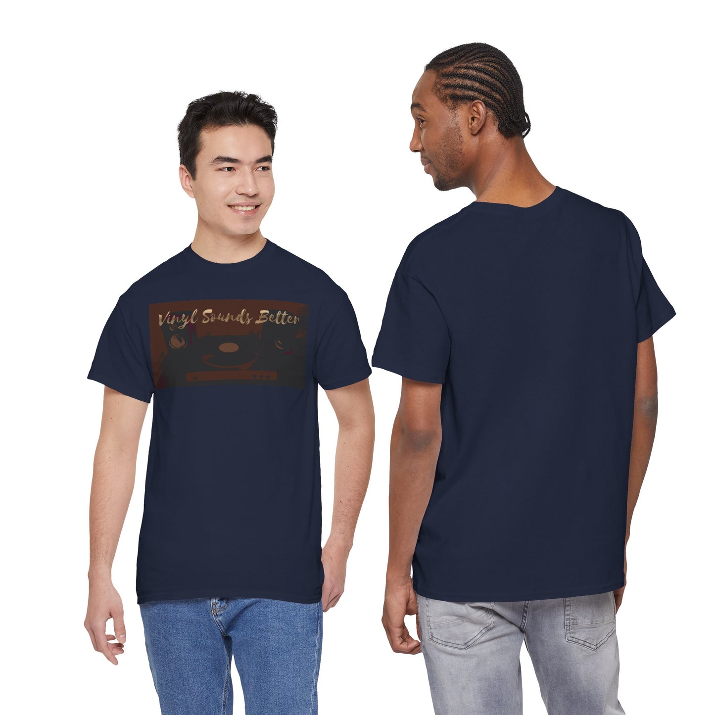 Vinyl Sounds Better T-Shirt — Retro Record Player Tee for Music Lovers
