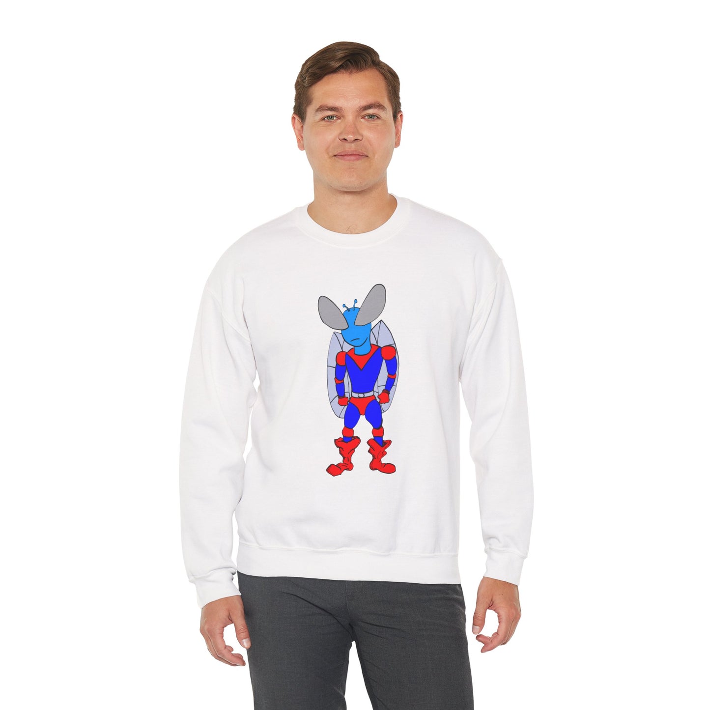 Superhero Agent 501 Unisex Heavy Blend™ Crewneck Sweatshirt