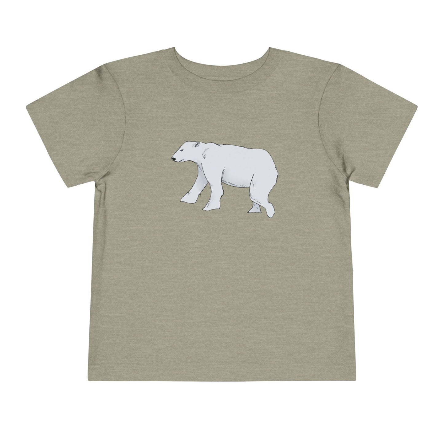 Polar Bear Toddler Tee — Cute Arctic Animal Shirt for Kids