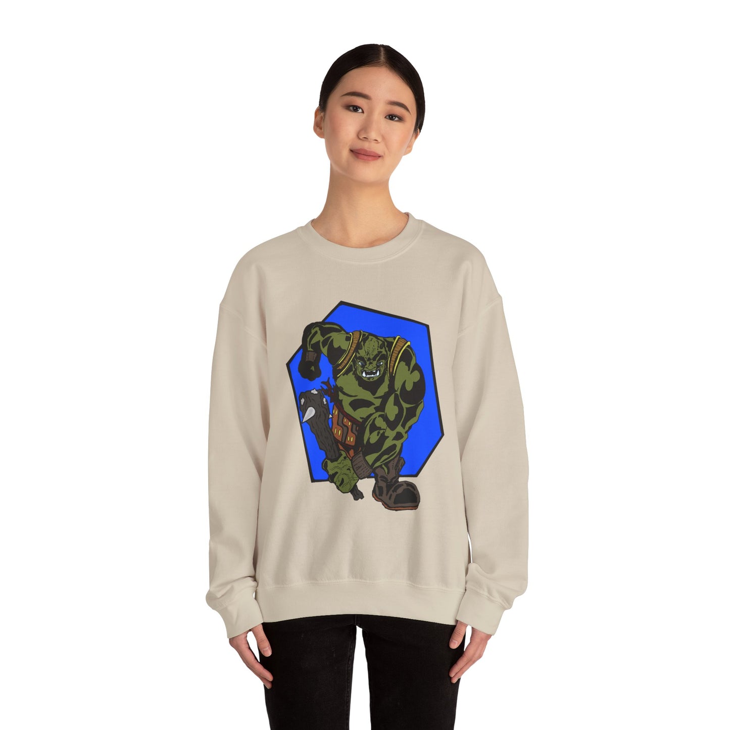 Rampaging Ogre Crewneck Sweatshirt for Marvel Fans