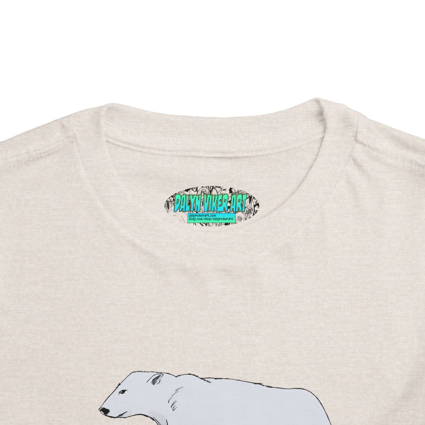 Polar Bear Toddler Tee — Cute Arctic Animal Shirt for Kids