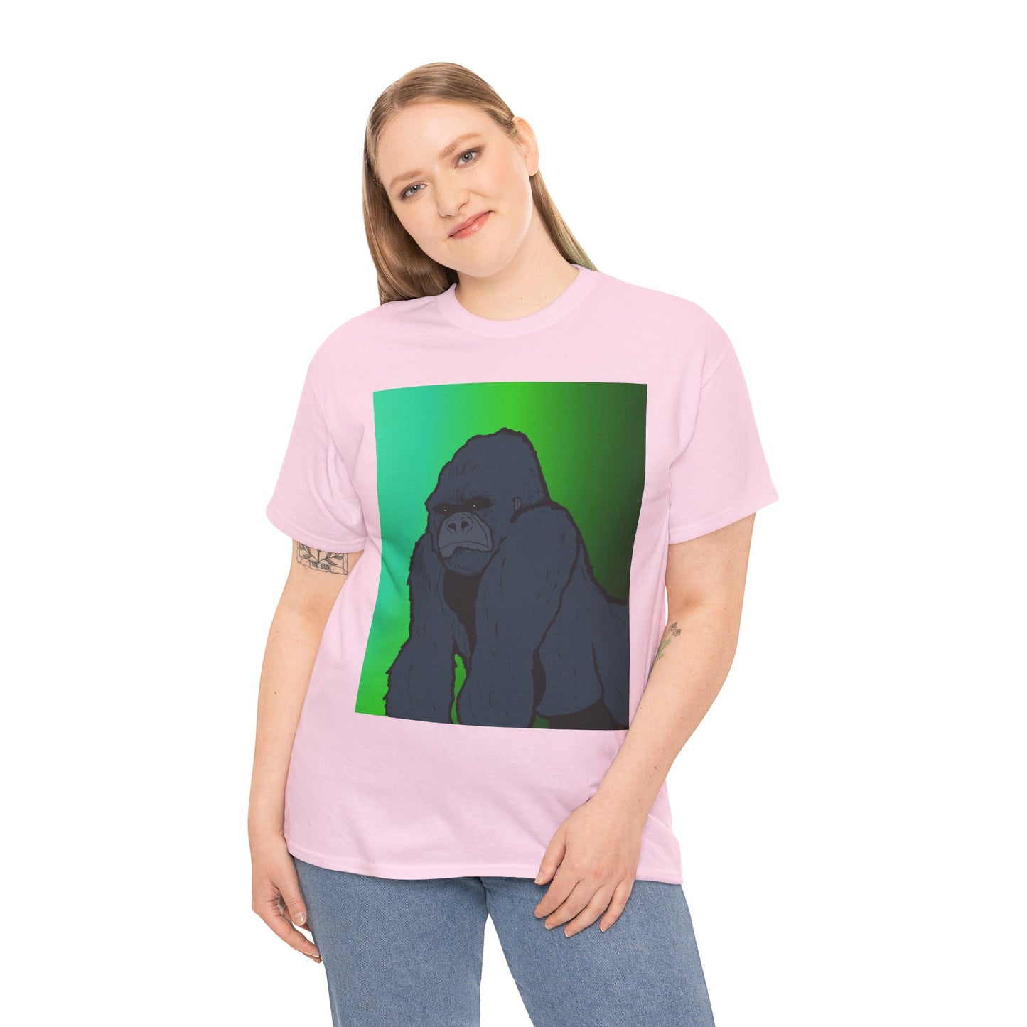 Gorilla Portrait Tee – Graphic Ape Illustration T-Shirt