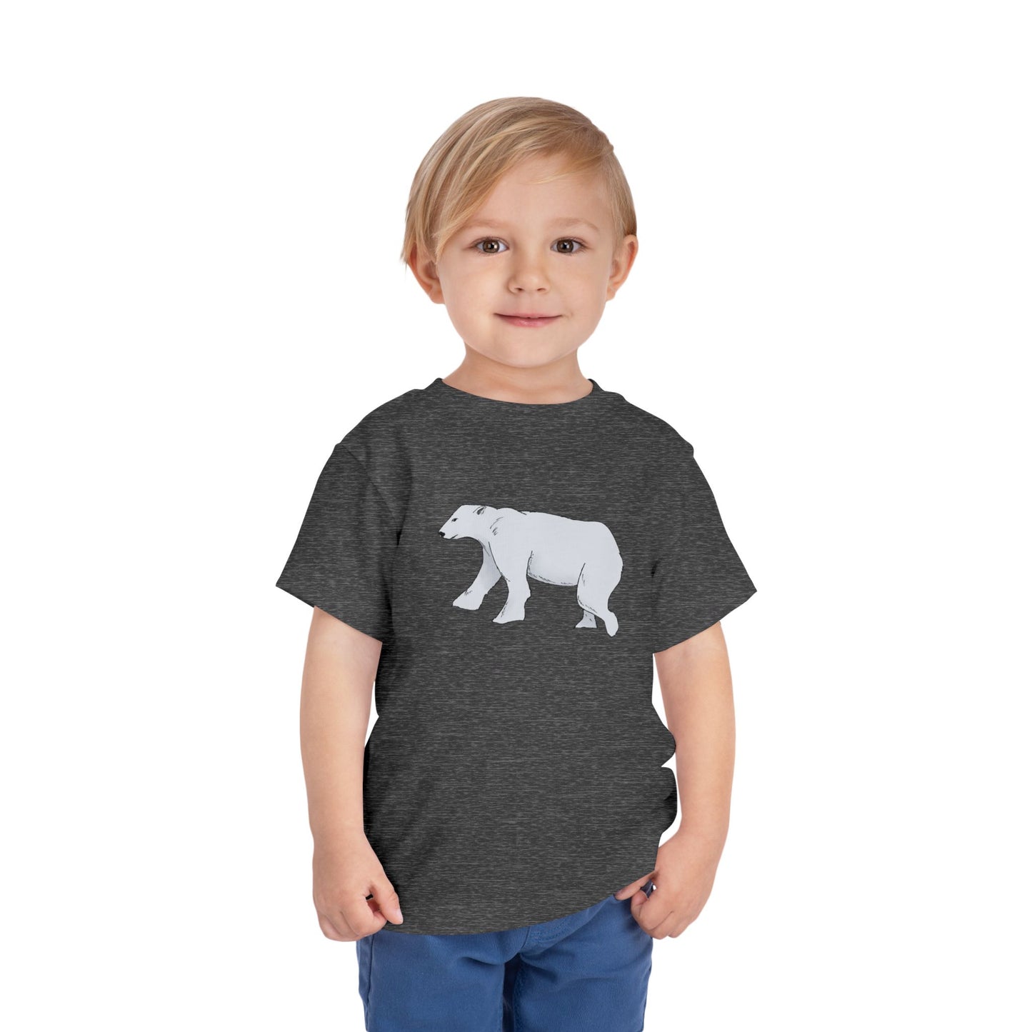 Polar Bear Toddler Tee — Cute Arctic Animal Shirt for Kids