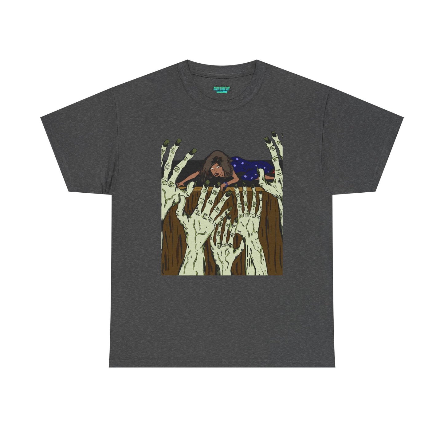 Spooky Unisex Heavy Cotton Tee, Halloween Shirt, Ghostly T-Shirt, Unisex Graphic Tee, Casual Wear for Halloween