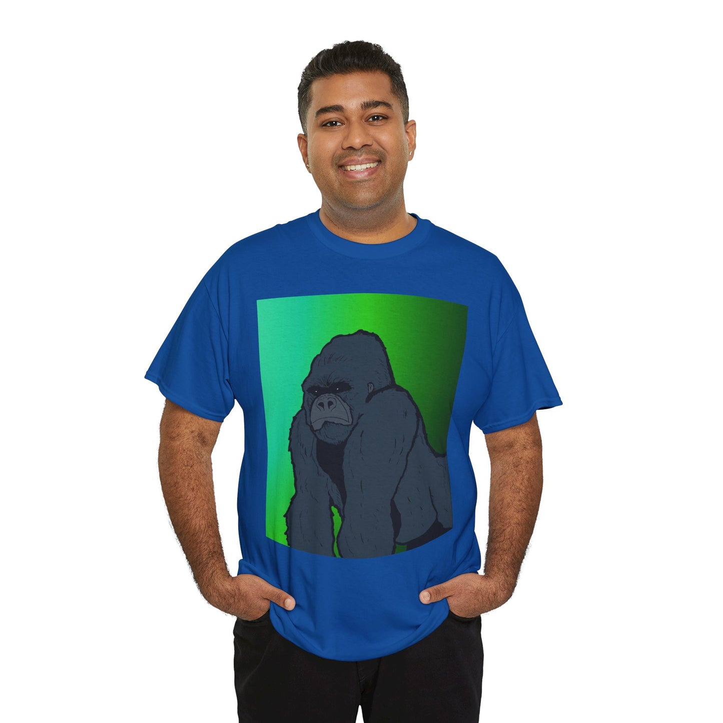 Gorilla Portrait Tee – Graphic Ape Illustration T-Shirt