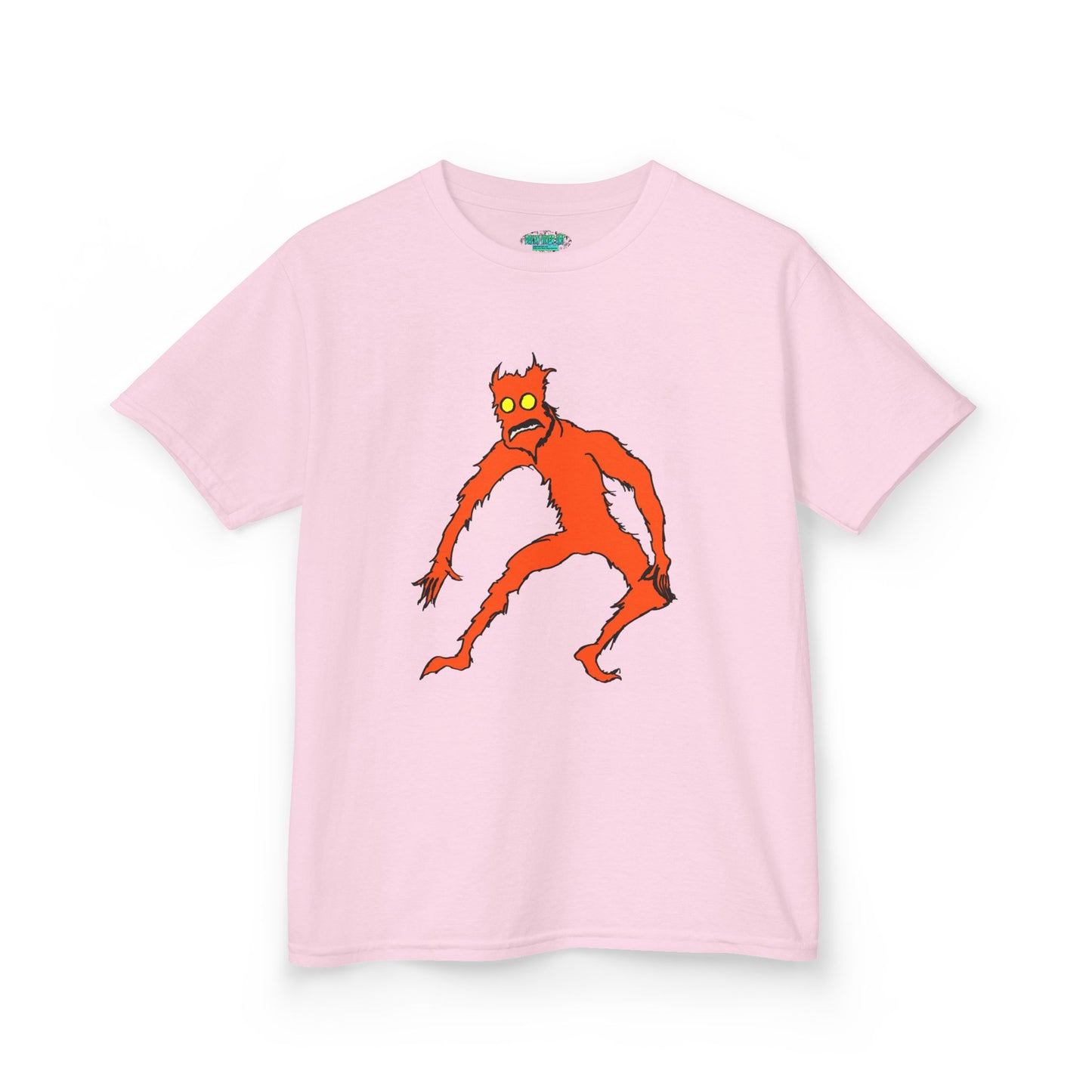 Kids Fire Monster Tee - Fun and Spooky Cotton T-Shirt for Kids