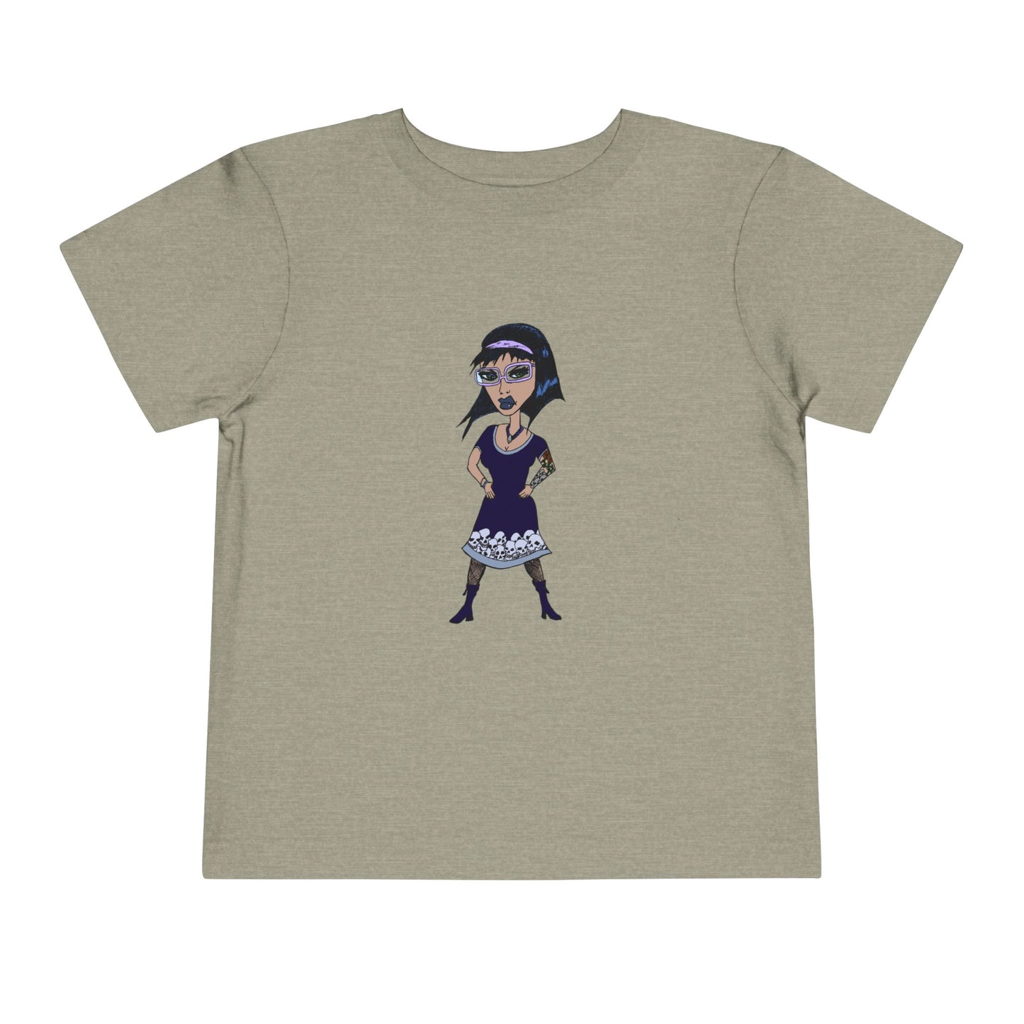 Goth Girl Toddler Tee