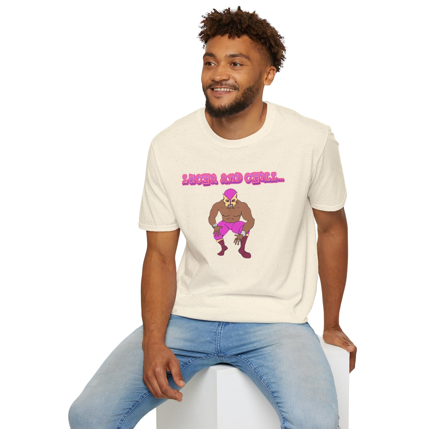 Lucha & Chill Unisex Softstyle T-Shirt