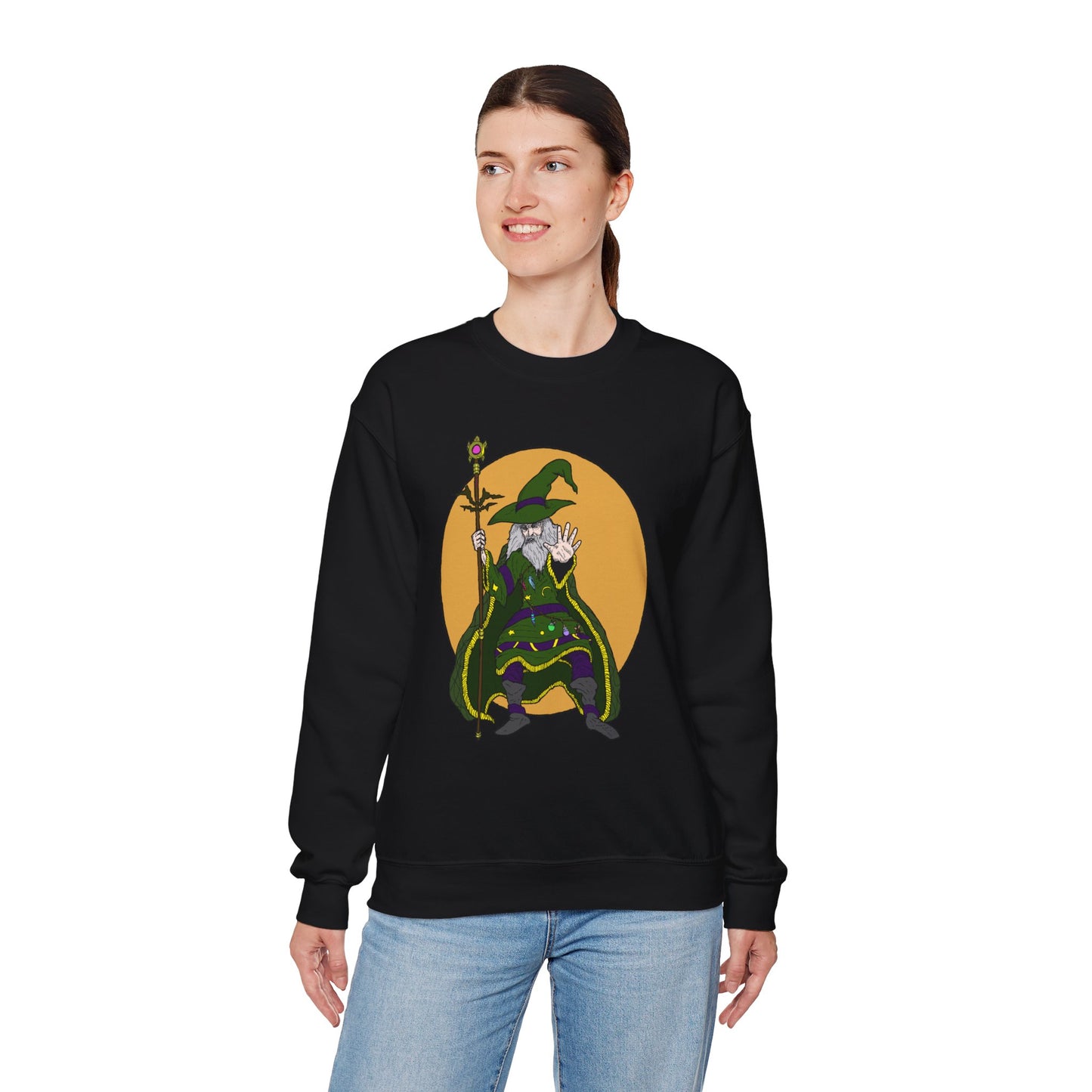 Wizard-Themed Unisex Crewneck Sweatshirt