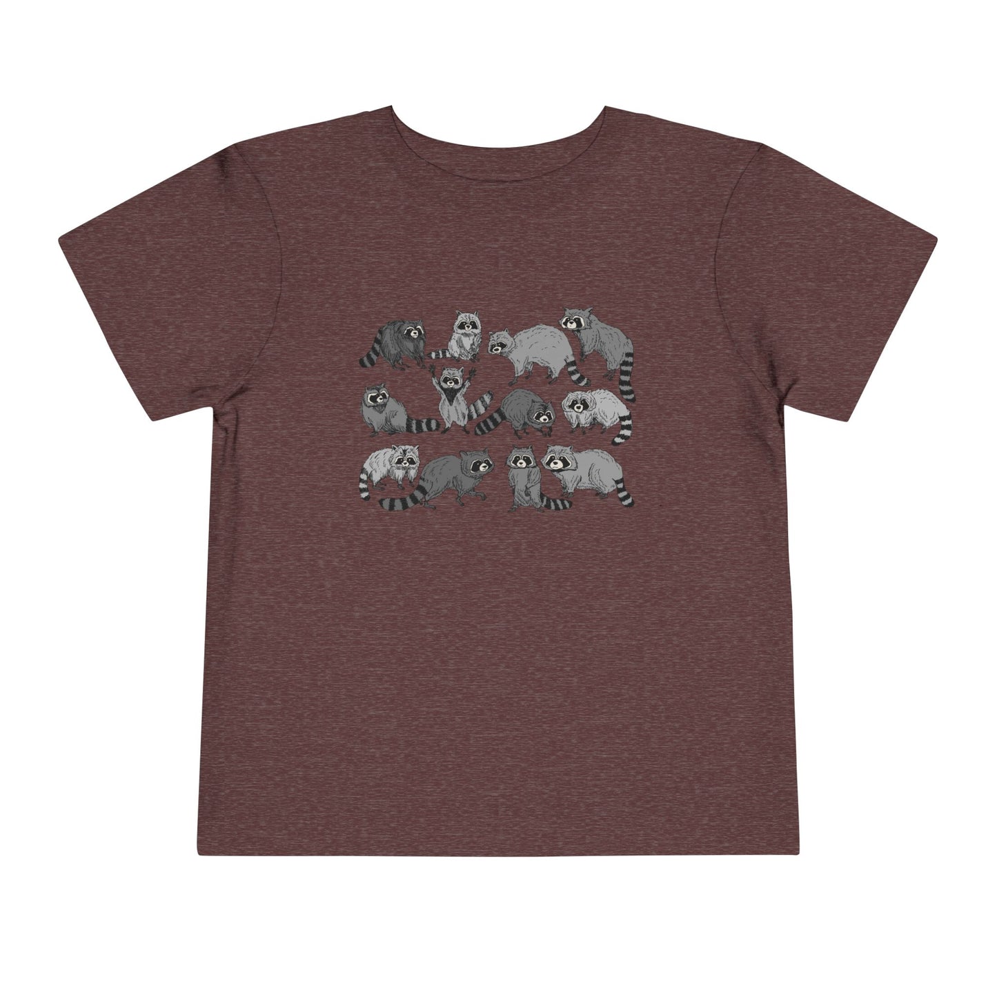 Toddler Tee — Playful Woodland Raccoon Crew Cute Kids Shirt