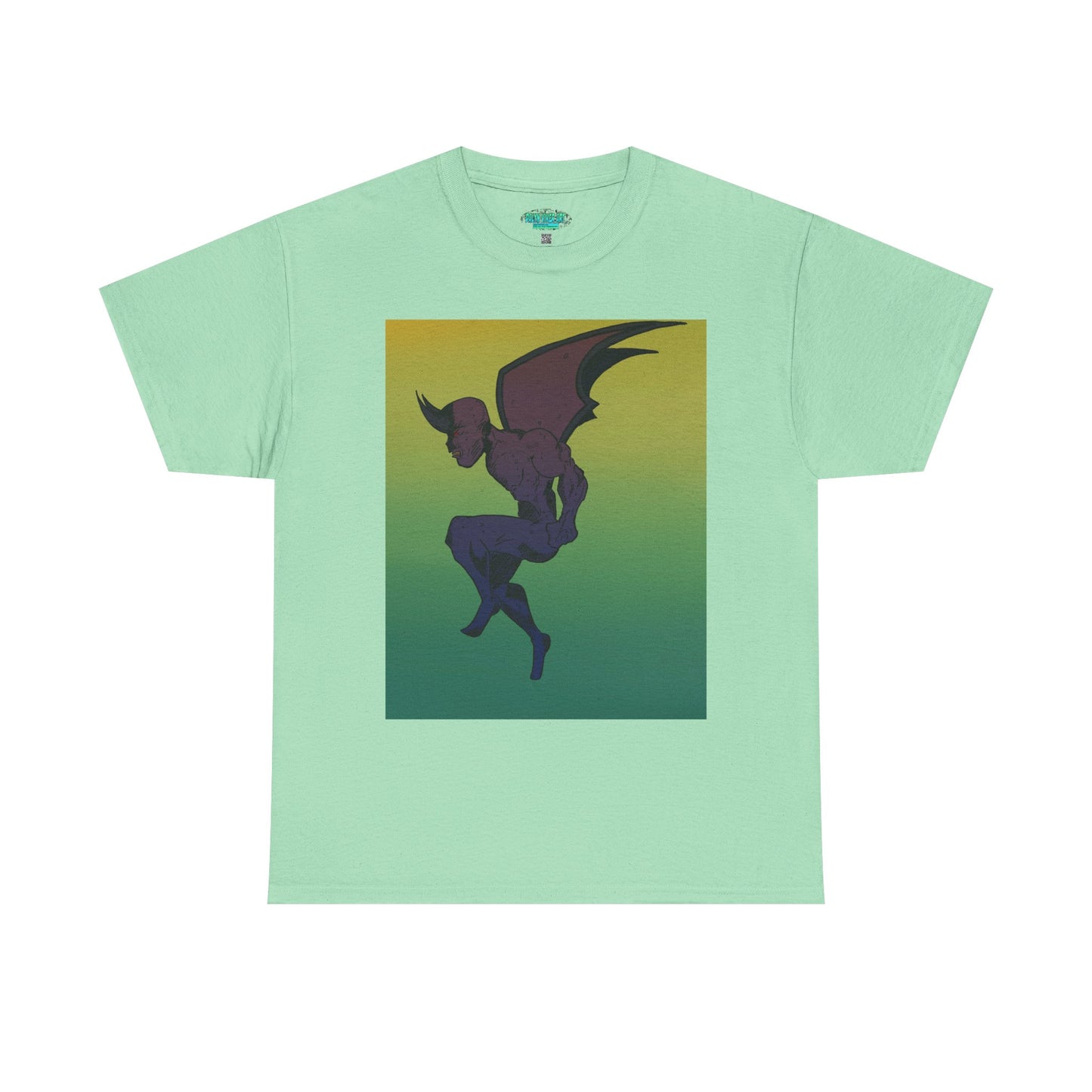 Unisex Heavy Cotton Tee - Artistic Devil Graphic Tee
