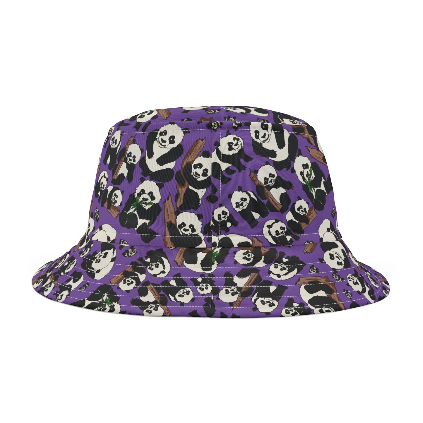 Panda Print Bucket Hat, Trendy Summer Hat, Cute Outdoor Accessory, Unique Gift, Vacation Hat, Festival Headwear