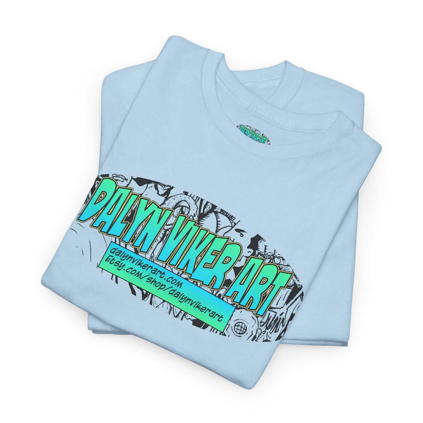 Dalyn Viker Art Logo - Artistic Unisex Tee with Abstract Design, Cool Graphic Shirt for Art Lovers, Perfect Gift for Creatives, Casual Wear, Summer Essential