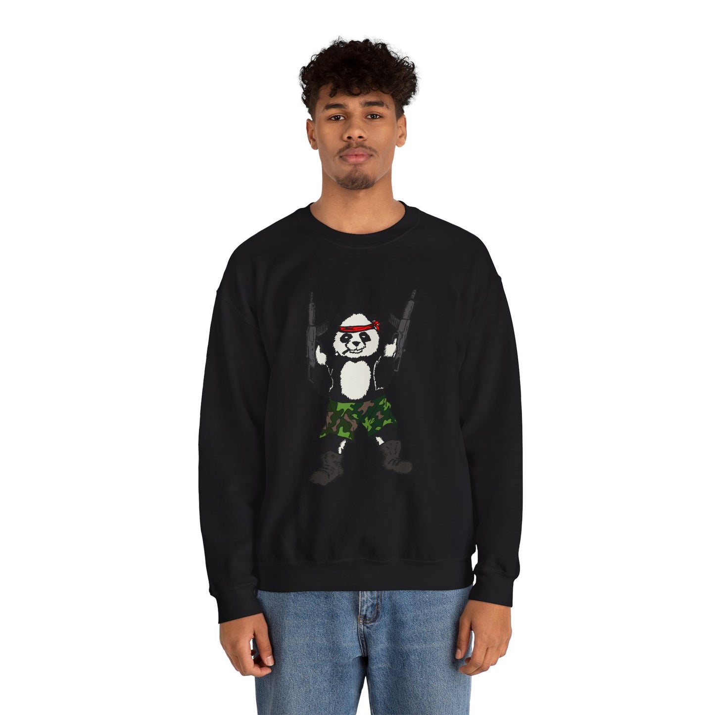 Panda Guns Crewneck Sweatshirt