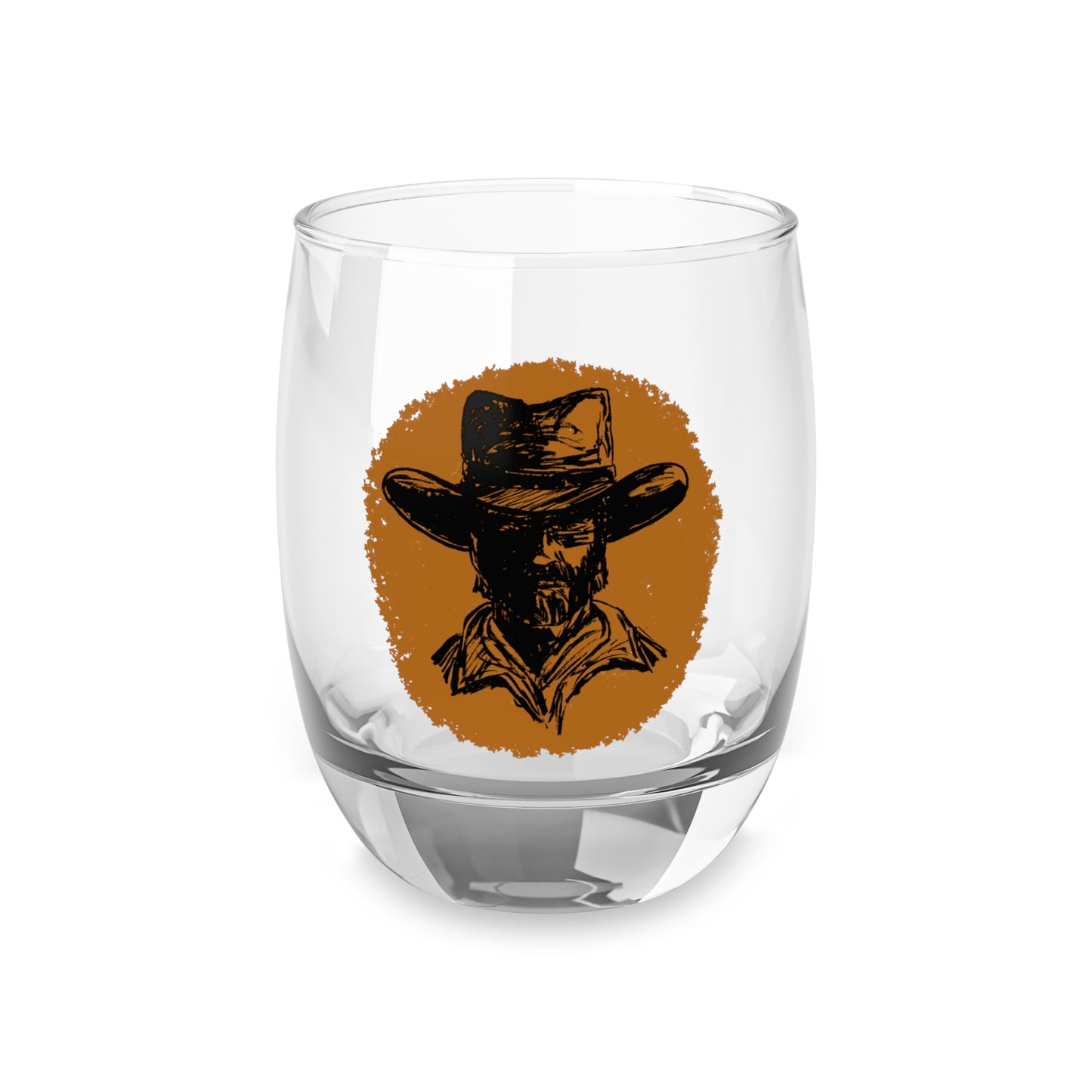 Whiskey Glass - Southwestern Cowboy Western Rancher Old West Cowpoke Design