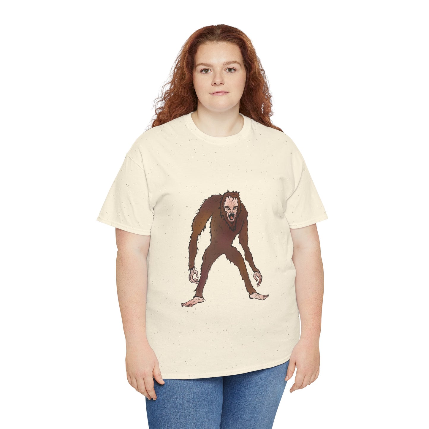 Bigfoot Sketch T‑Shirt — Retro Sasquatch Graphic Tee