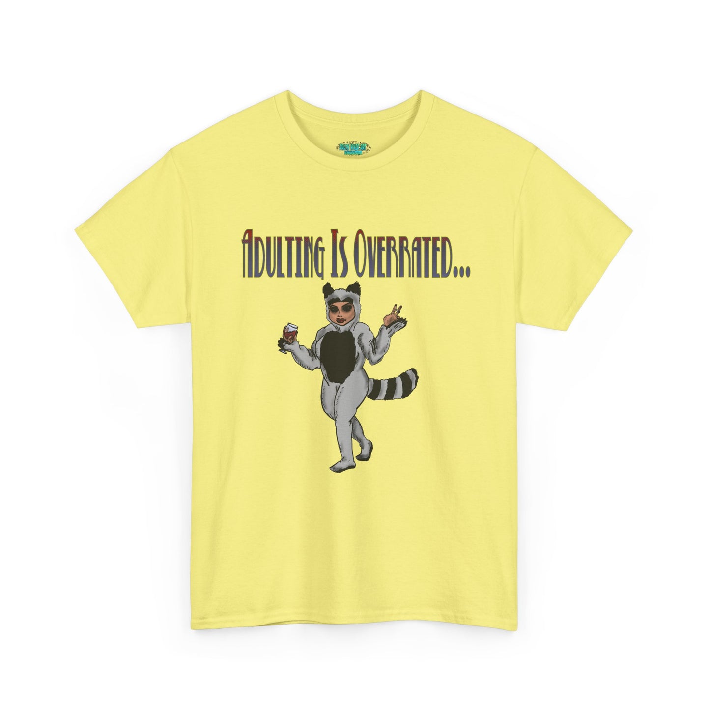 Adulting Is Overrated Unisex Heavy Cotton Tee - Fun Graphic T-Shirt for Relaxed Vibes