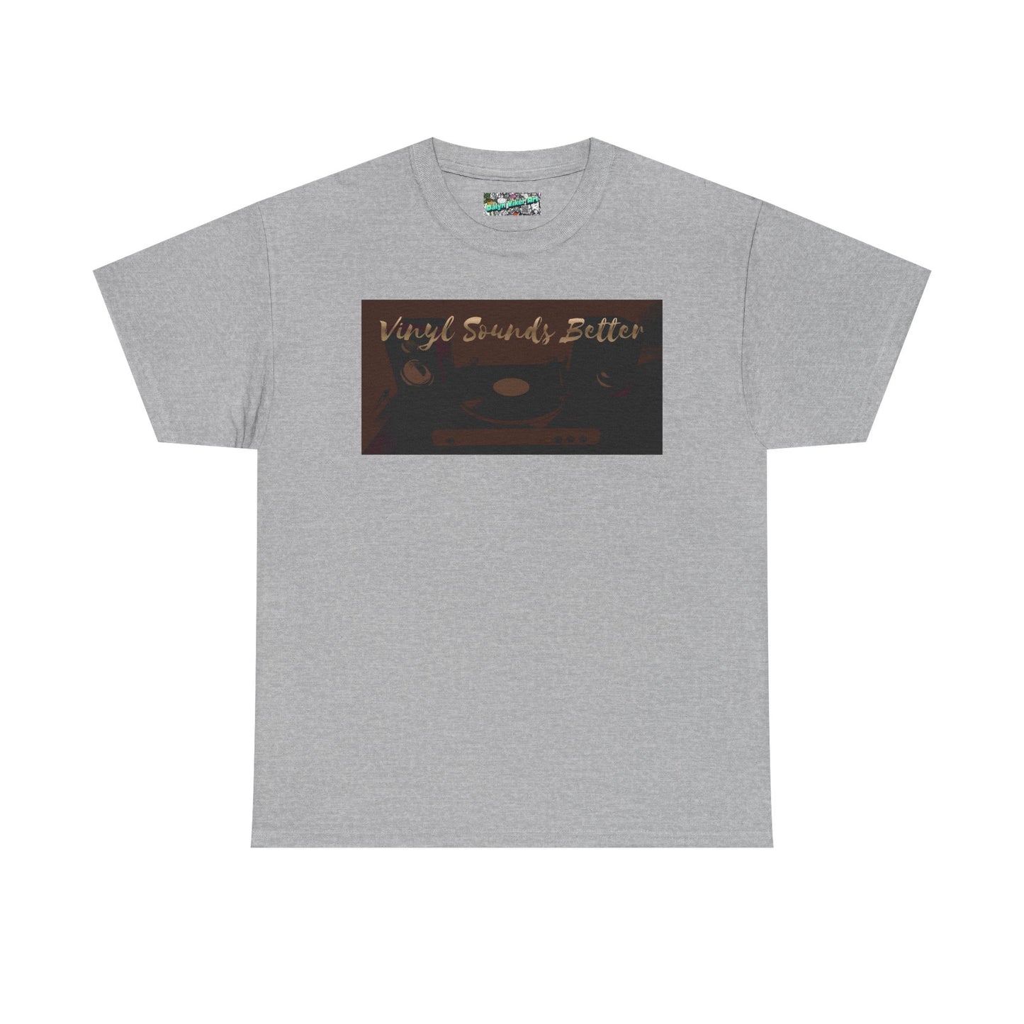 Vinyl Sounds Better T-Shirt — Retro Record Player Tee for Music Lovers