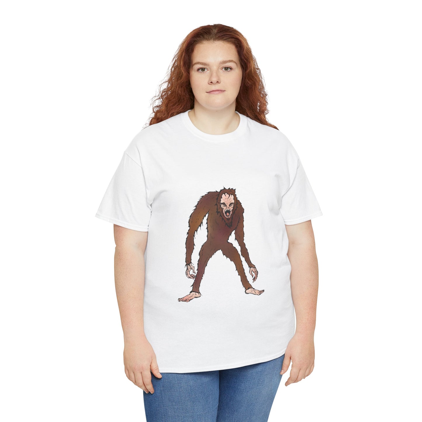 Bigfoot Sketch T‑Shirt — Retro Sasquatch Graphic Tee