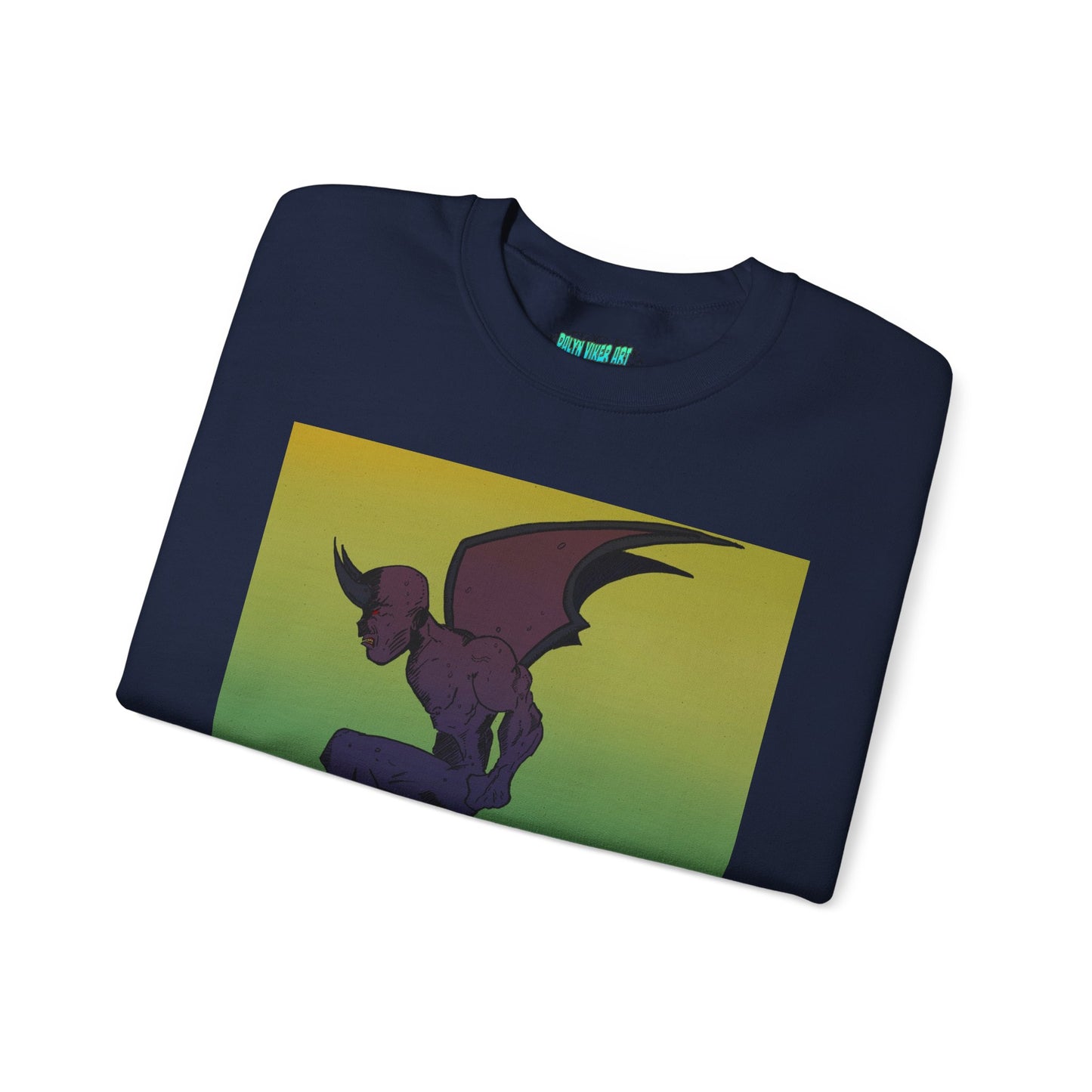 Gradient Demon Unisex Heavy Blend™ Crewneck Sweatshirt