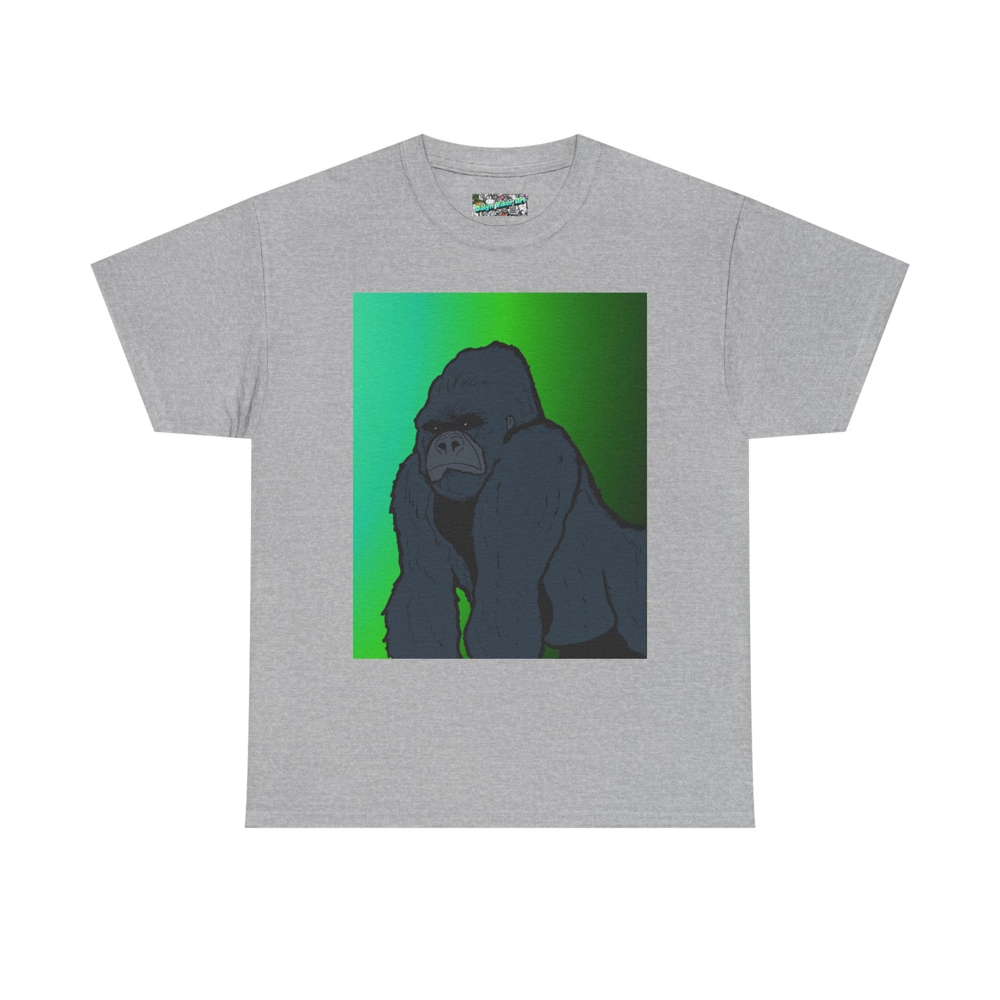 Gorilla Portrait Tee – Graphic Ape Illustration T-Shirt