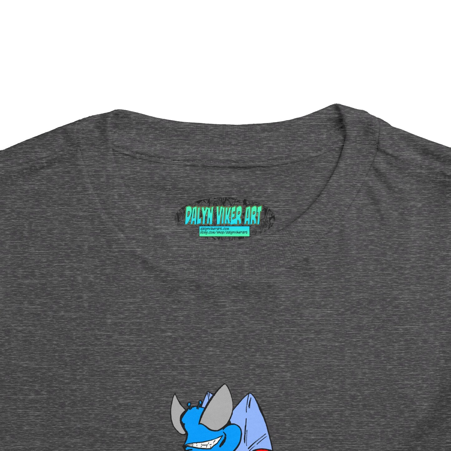 Astro-Fly Toddler Tee — Brave Blue Superhero Bug Graphic