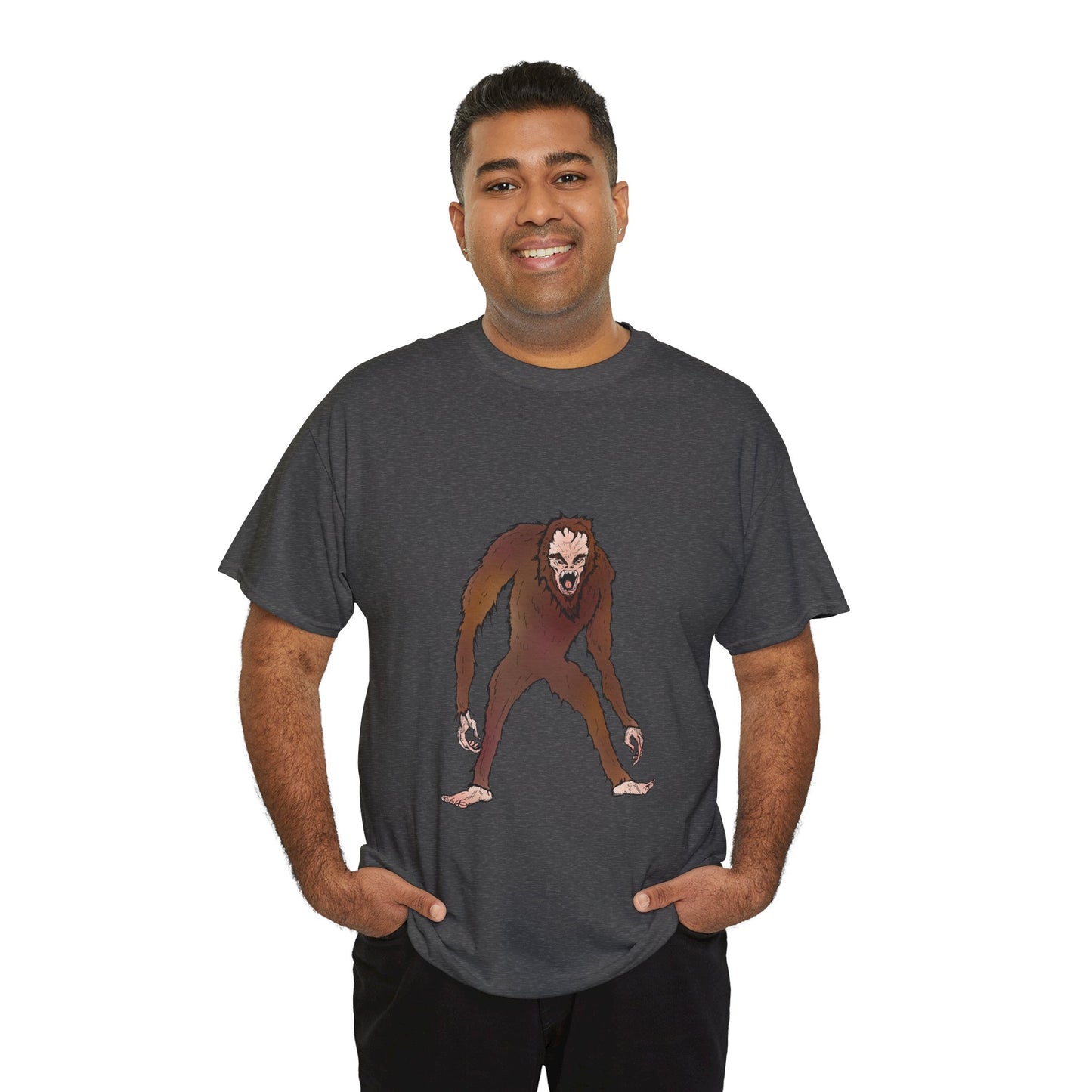Bigfoot Sketch T‑Shirt — Retro Sasquatch Graphic Tee