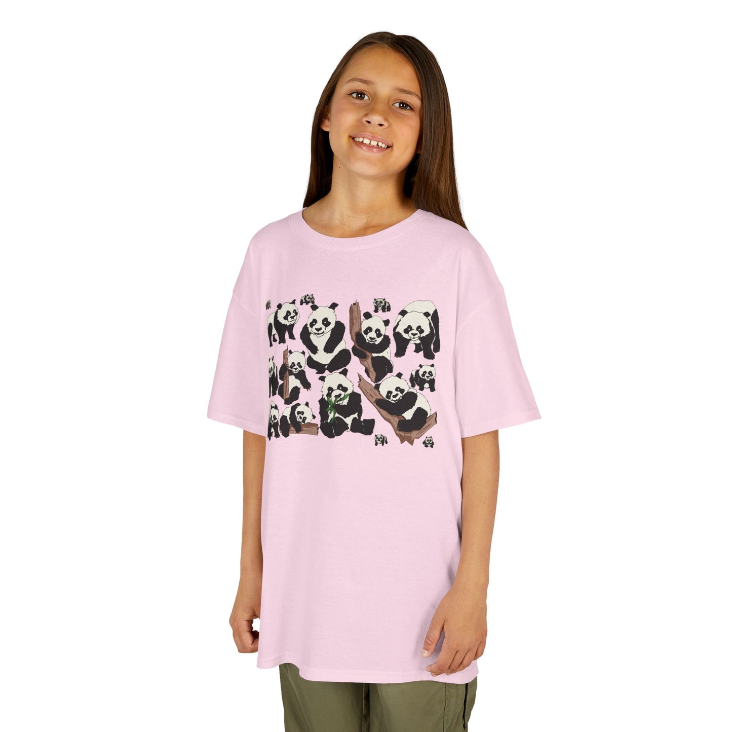 Panda Paradise Kids Tee, Cute Animal T-Shirt, Children's Gift, Birthday Present, Summer Wear, Eco-Friendly Fashion