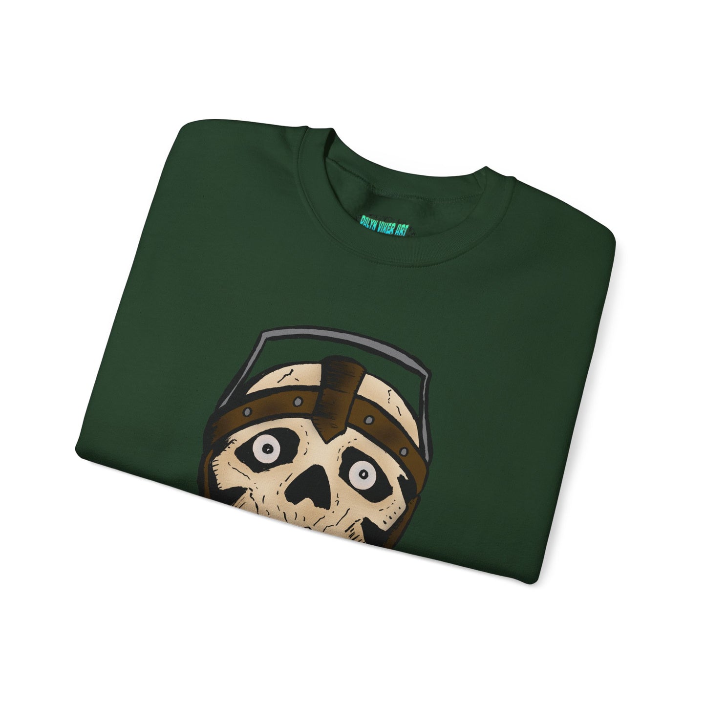 Screaming Skull Graphic Crewneck Sweatshirt - Unisex Heavy Blend