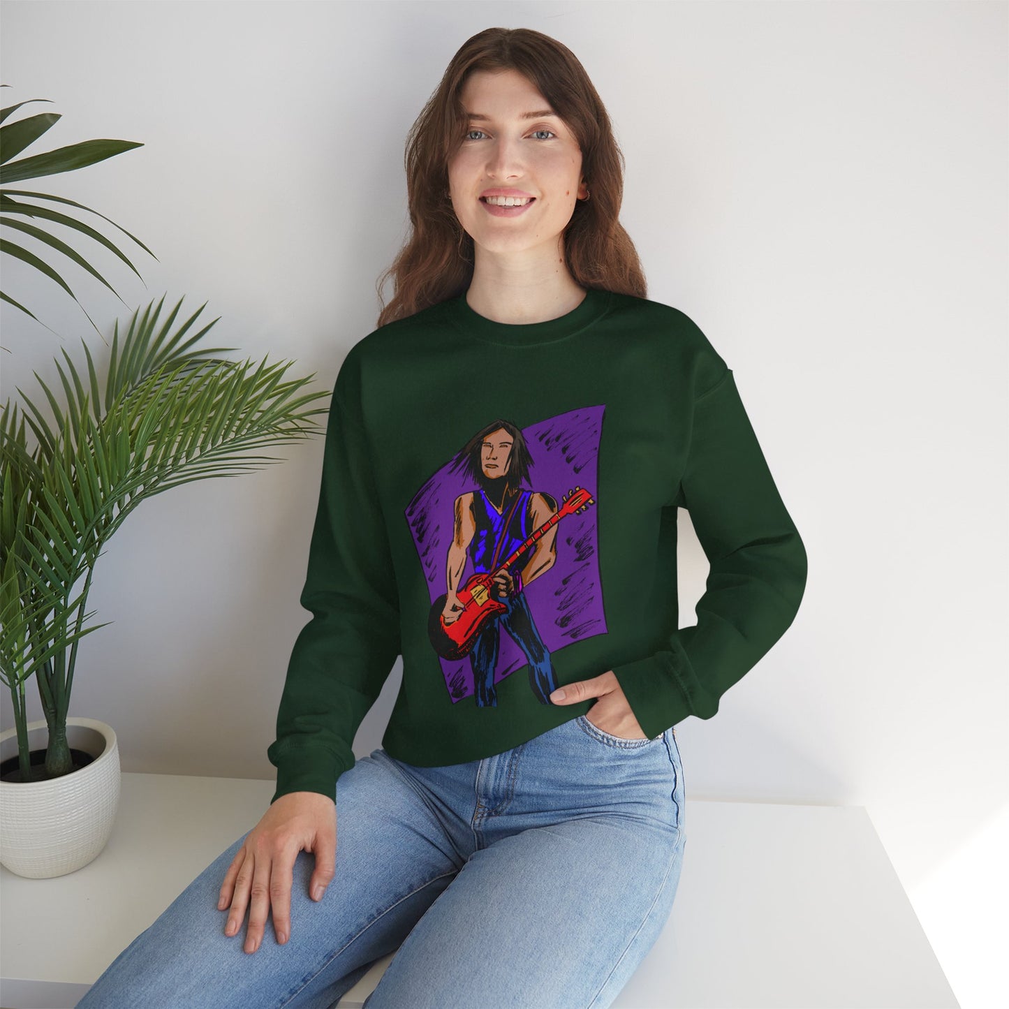 Rock Star Vintage Crewneck Sweatshirt
