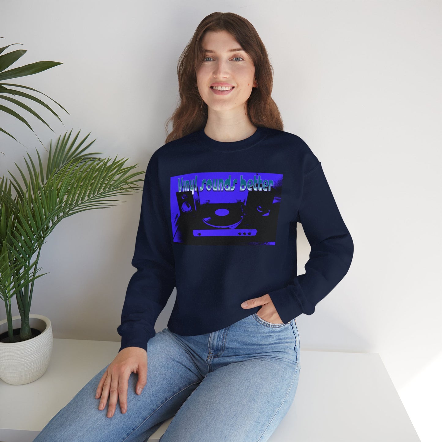 Vinyl Sounds Better Crewneck Sweatshirt