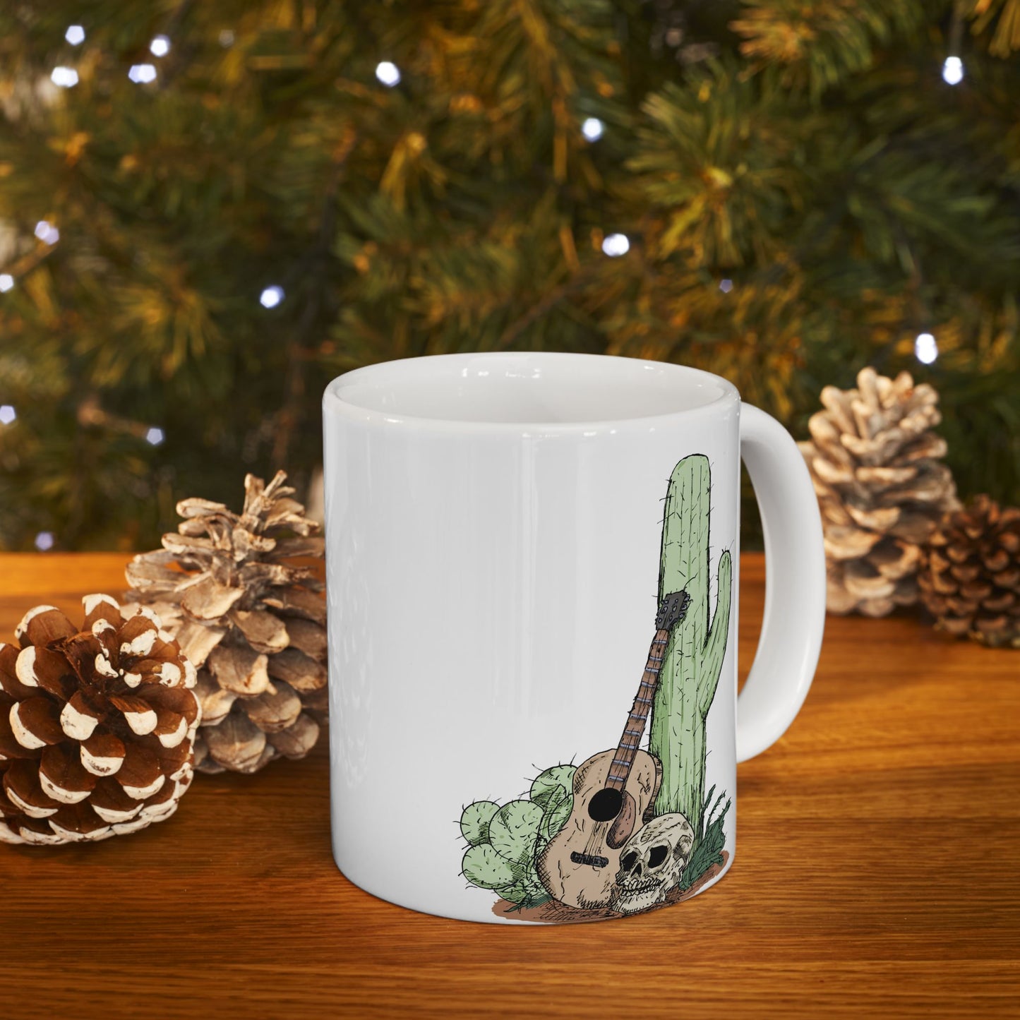 Cactus Ceramic Mug | Eco-Friendly Coffee Cup | Cute Plant Lover Gift | Home Decor | Greenery Lover Mug | Housewarming Gift