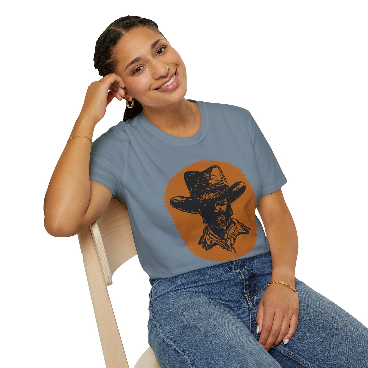 Southwest Cowboy Unisex T-Shirt - Western Rancher Design