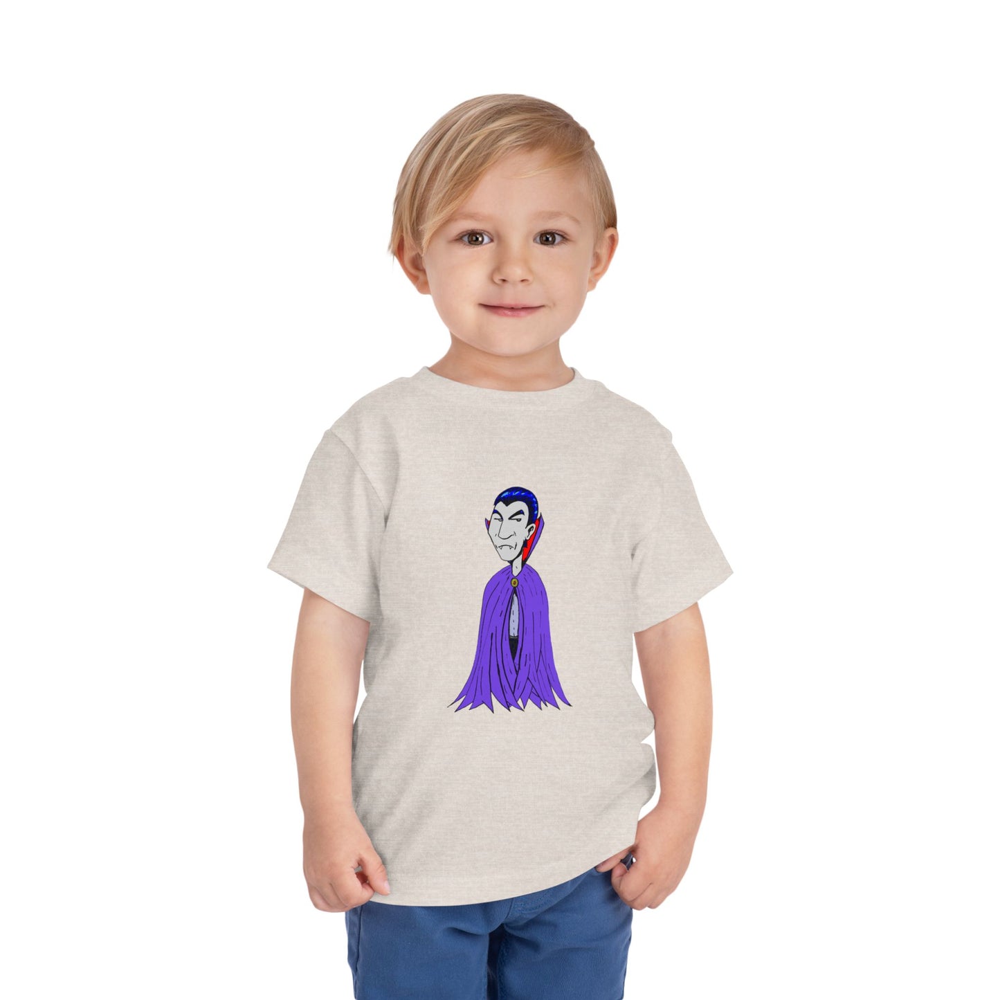 Toddler Tee — Cute Cartoon Vampire Graphic Shirt for Kids